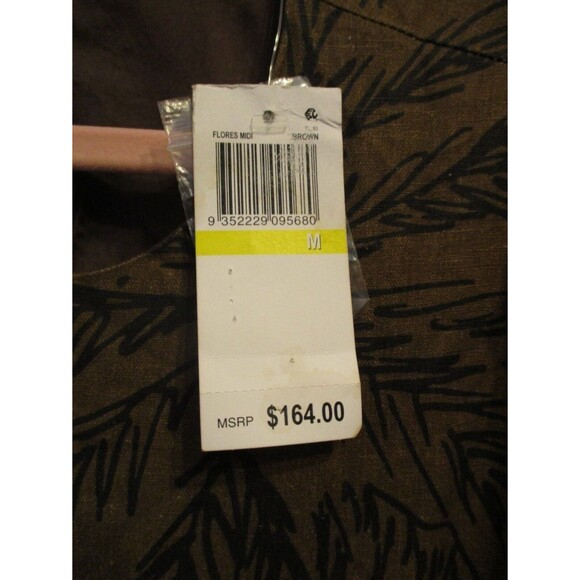 Charlie Holiday Womens Sz 6 M Flores Isles of Palm Cutout Linen Blend Maxi Dress - Picture 10 of 15